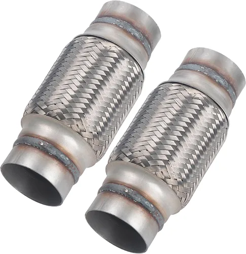 Miniatura 14 de Tubo flexible de escape, tubo flexible de escape resistente de acero inoxidable de 2 x 4 pulgadas, tubo flexible de escape de doble trenza, longitud