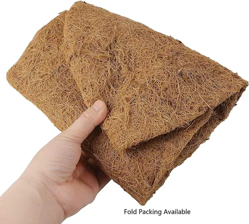 Miniatura 6 de EROCK 2 revestimientos de coco para macetas, 24/30/36/48 pulgadas, en forma de media luna, fibra de coco y fibra de coco de repuesto para caja