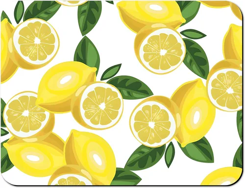 Miniatura 19 de Tapete de secado de platos para encimera de cocina 20x12 pulgadas, tapete de secado rápido de platos lavable, tapete de drenaje absorbente con Limón