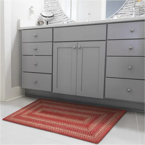 Miniatura 153 de Homespice Alfombras de Área Ovaladas Trenzadas de Yute Denim Azul de 8x10 pies para Sala de Estar, Dormitorio y Comedor. Apto para Mascotas. Estilos