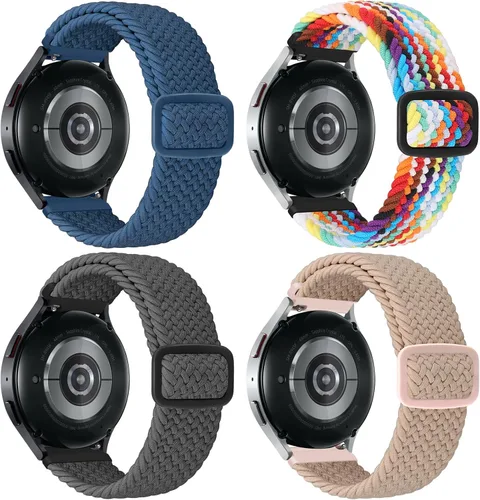 Miniatura 18 de Correa de reloj trenzada Solo Loop – 0.709 in, 0.787 in, 0.866 in, correa trenzada de liberación rápida, correas de reloj elásticas de nailon