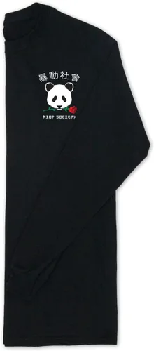 Miniatura 7 de Riot Society - Playera estampada de manga larga con bordado a la moda para hombre