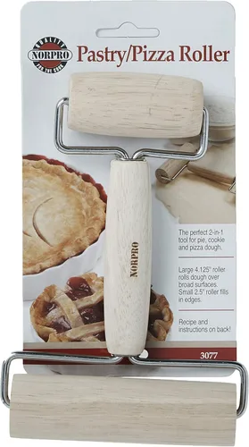 Miniatura 4 de Norpro Rodillo de madera para pastelería/pizza 4in/10cm