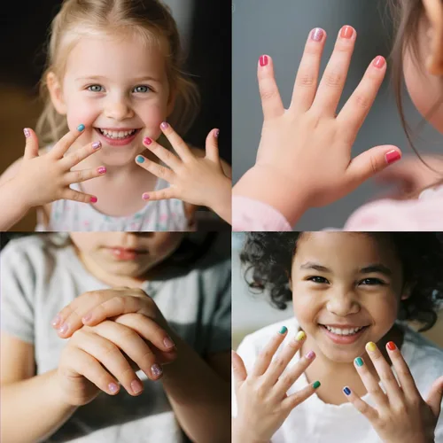 Miniatura 5 de Set de esmalte de uñas Townley Girl Alicia en el País de las Maravillas de 10 piezas, a base de agua, removible con colores brillantes, brillantes