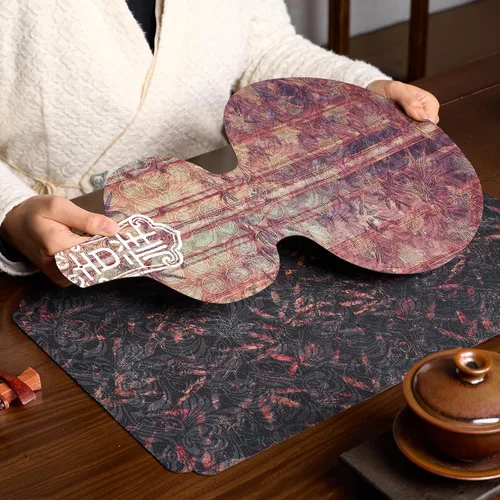 Miniatura 4 de Extra Long 2-Piece Table Runner Set 118, Waterproof Banquet Table Decor, Double Sided Event Cloth, Heavy Duty Tea Mat, Washable Reversible Brocade
