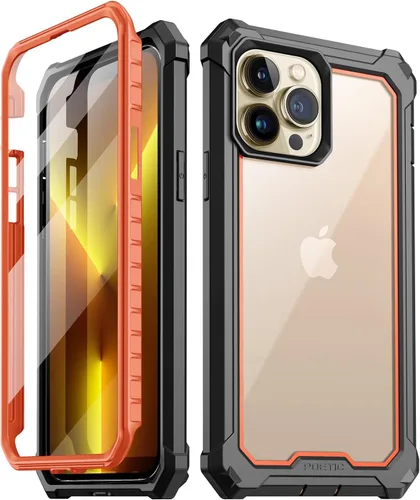 Miniatura 9 de Poetic Guardian Series - Funda diseñada para iPhone 13 Pro Max de 6.7 pulgadas, híbrida de cuerpo completo, a prueba de golpes, con protector