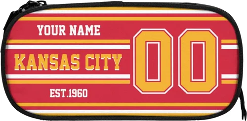 Miniatura 23 de Estuche de lápices personalizado Arizona con número de nombre, caja de lápices personalizada estilo fútbol, estuche de bolígrafo personalizado