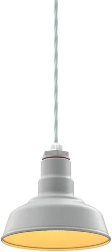 Miniatura 63 de Steel Lighting Co. Inglewood - Lámpara de granero Lámpara montada en el techo Cúpula redonda de 8 pulgadas vástago inclinado de 12 pulgadas