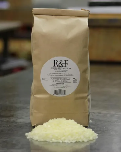Miniatura 2 de R&F Pinturas hechas a mano de 2 libras de pellets encáusticos en bolsas, medianas (825)
