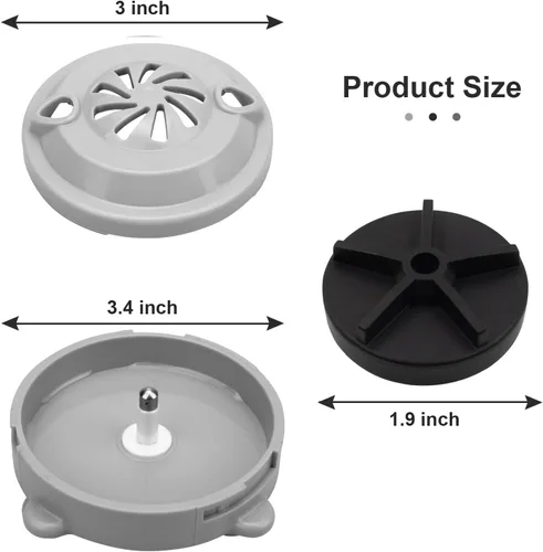 Miniatura 2 de BF-004 Motor de cabeza de chorro magnético sin tubería para pedicura silla de spa, reemplazo universal de pedicura Jet para LURACO Magnetic Jet