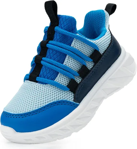 Miniatura 8 de YESKIS Tenis deportivos para niños y niñas, tenis para correr, ligeros, transpirables, de malla, para caminar