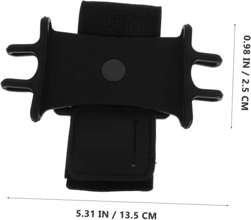Miniatura 2 de Homoyoyo Pulsera giratoria de silicona para teléfono móvil, para deportes al aire libre, para correr, trotar, ciclismo, gimnasio, antebrazo, soporte