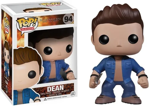 Miniatura 2 de POP Supernatural - Figura de vinilo de Dean Winchester Funko (paquete con funda protectora de caja compatible), multicolor, 3.75 pulgadas