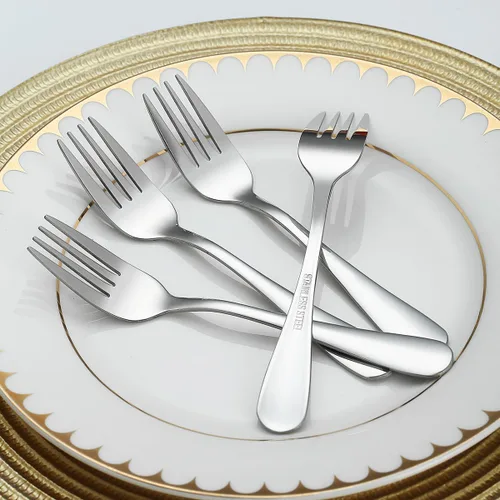 Miniatura 8 de Evanda Juego de Tenedores de Postre de 12 Piezas, Tenedor de Pastelería de Acero Inoxidable de 5.62", Tenedor de Aperitivos para Frutas, Pasteles