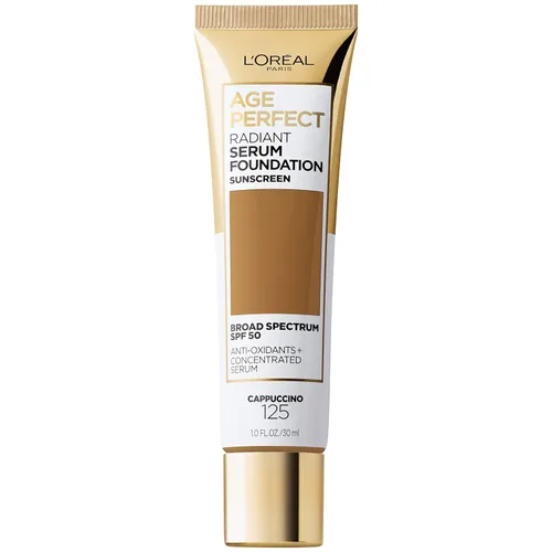 Miniatura 18 de L'Oreal Paris Age Perfect Base de suero radiante con SPF 50, Rosa Miel, 1 fl. oz. Rosa (honey rose)