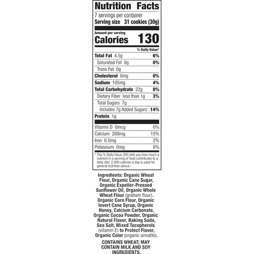 Miniatura 108 de Annie's Organic Chocolate Bunny Graham Snacks, 7.5 onzas