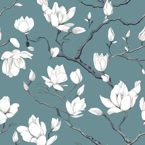 Miniatura 15 de Papel pintado verde floral Laatse de despegar y pegar, papel pintado de pájaros 17.5" x 78.7", papel de contacto floral vintage, impermeable