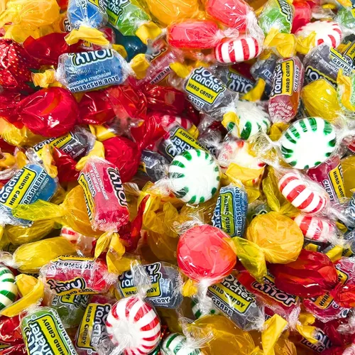 American Favorite - Mezcla de caramelos duros surtidos a granel Jolly Ranchers y caramelos antiguos envueltos individualmente, paquete surtido de 12