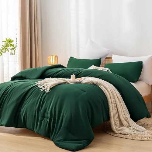 Miniatura 24 de Juego de edredón Beige de weigelia, estilo bohemio, tamaño individual, con edredón en crema y 1 funda de almohada - Juego de cama suave y ligero