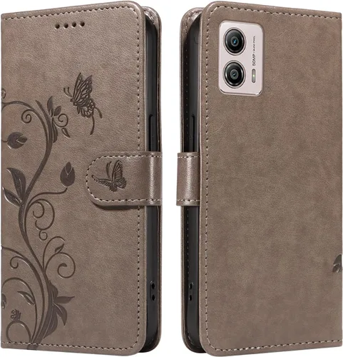 Miniatura 46 de Funda para Motorola Moto E22/E22i, piel sintética, con tarjetero y correa para la muñeca, a prueba de golpes, funda magnética para Motorola Moto Rojo