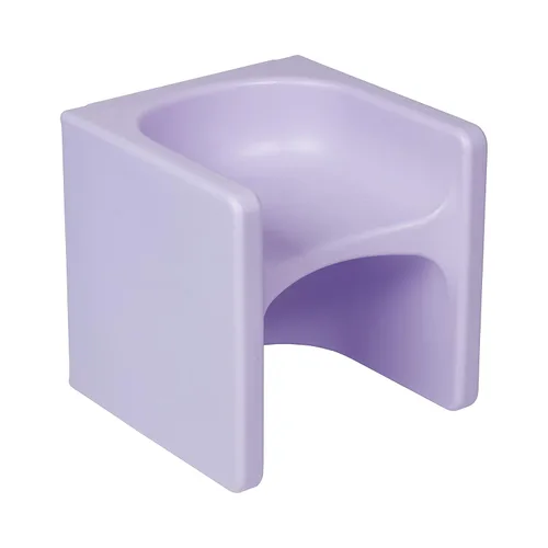 ECR4Kids Tri-Me 3 en 1 silla cubo, muebles para niños, color morado claro Púrpura claro