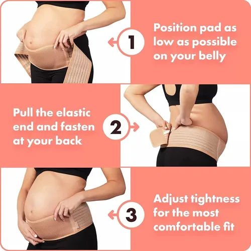 Miniatura 3 de Z JSM Bandas para el vientre de maternidad para mujeres embarazadas banda de apoyo para el vientre del embarazo para dolor fetal pélvico cintura