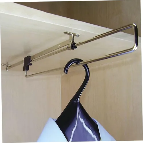 Miniatura 2 de Percha de ropa de almacenamiento telescópico Armario Rack portátil Armario Plancha de plástico ligero