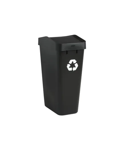 Miniatura 9 de Rubbermaid Swing Top - Contenedor de basura para el hogar y la cocina, bote de basura delgado, moderno y de fácil acceso, con tapa, capacidad
