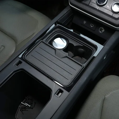 Miniatura 6 de Caja de almacenamiento de plástico ABS para consola central de automóvil, cubierta de marco para Land Rover Defender 110 2020 2021 Accesorios