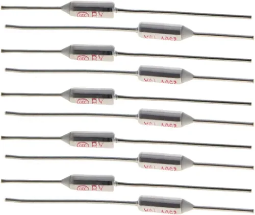 Miniatura 5 de Heyiarbeit Tubo de fusible 10A RY 287.6 °F cortes térmicos AC 250V fusible térmico 2 unids