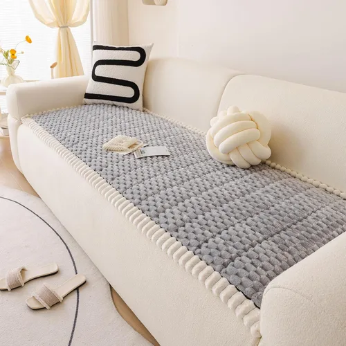 Miniatura 8 de DREAMINGO Fundas de sofá para mascotas, fundas antideslizantes y mullidas para sofá de perro, lavables geométricas jacquard, protector de cojín 1#