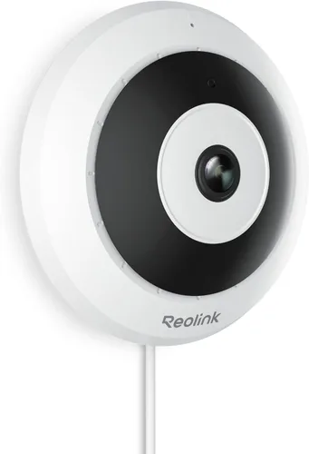 REOLINK Cámara IP PoE de 6MP con vista de ojo de pez de 360°, vigilancia para seguridad del hogar/oficina, detección inteligente de humanos,