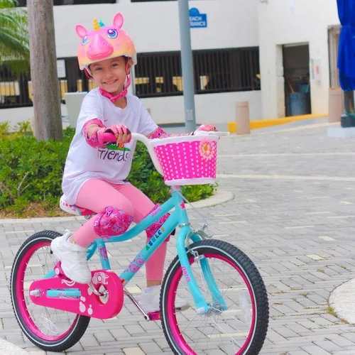 Miniatura 5 de JOYSTAR Paris Girls Bike for Ages 3-8 Years Old, 14 16 18 20 Inch Kids Bike with Training Wheels, Basket and Handbrake, Multiple