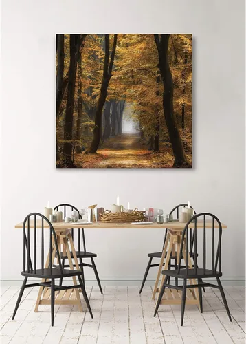 Miniatura 12 de WEXFORD HOME Cuadro Premium en Lienzo con Envoltura de Galería Floral Multicolor para Pared, Arte Abstracto Floral Romántico Moderno, Impresión