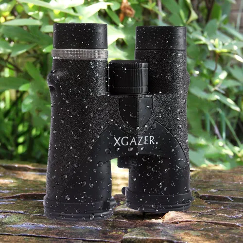Miniatura 4 de Xgazer Optics Binoculares profesionales HD 10 x 42 – Alta potencia para viajes, caza, pesca, safari, observación de aves, prismáticos de largo