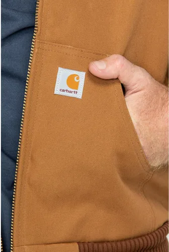 Miniatura 3 de Carhartt Men's Loose Fit Firm Duck Insulated Flannel-Lined Active Jacket