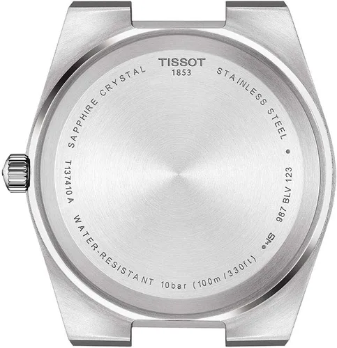 Miniatura 12 de Tissot PRX 316L Reloj de vestir con caja de acero inoxidable gris T1374101104100 para hombre, gris, Movimiento de cuarzo