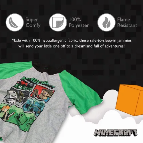 Miniatura 3 de Minecraft Conjunto de Pijama para Niños