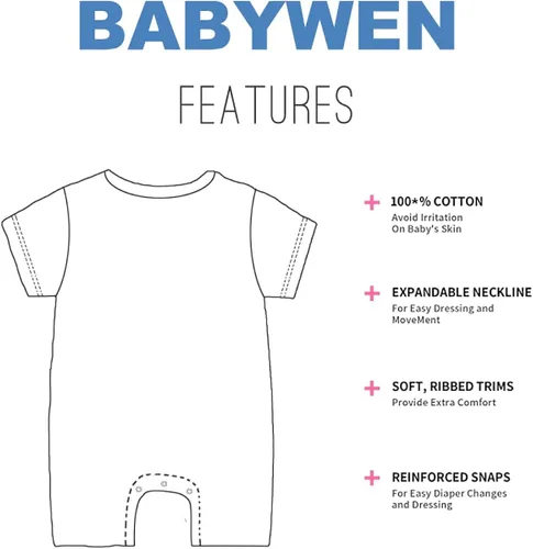 Miniatura 9 de BABYWEN Ropa de bebé, traje de hockey personalizado, camiseta de bebé para recién nacido, regalos para niños y niñas