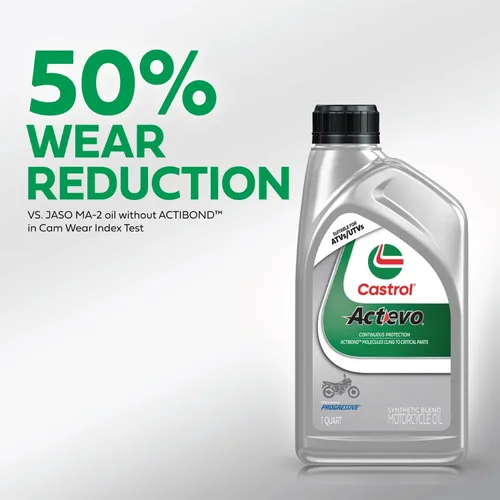 Miniatura 6 de Castrol Actevo Xtra 10W-40 aceite para motocicleta de cuatro tiempos