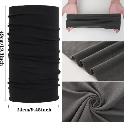Miniatura 2 de 12-30 Piezas de Bufandas para el Cuello, Pañuelos para la Cabeza, Cubrecabezas, Pasamontañas, Máscaras Faciales, Bandanas Solares para Mujeres