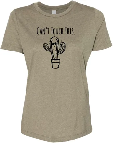 Miniatura 14 de Cute Women's Screen Printed Crew Neck Tee, Shirts With Sayings, Dusty Blue or Olive