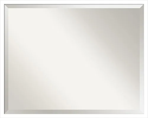 Miniatura 67 de Amanti Art Espejo de pared, espejo de marco de madera blanca lavada para decoración de pared o uso como espejo de baño para sobre el fregadero