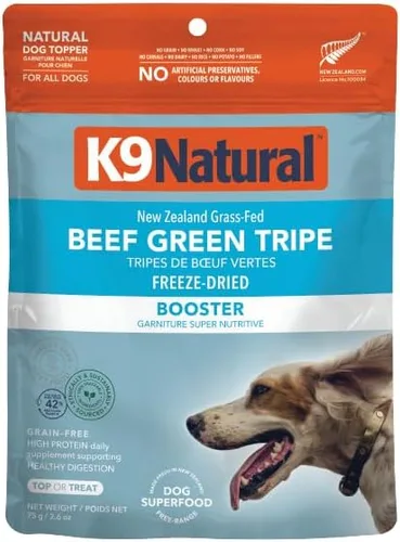 K9 Natural Complemento Alimenticio Liofilizado para Perros con Ingredientes Verificados, Mezcla de Carne de Órganos para Apoyo Digestivo, Alimento