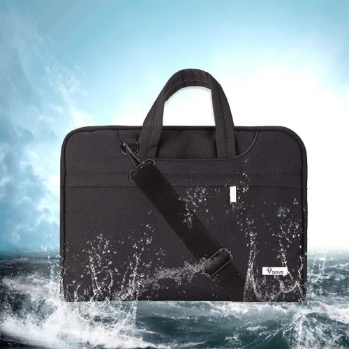 Miniatura 3 de Voova - Bolso de hombro para laptop de 14, 15, 15.6, 17, y 17.3 pulgadas, funda de transporte, maletín cruzado con correa Negro