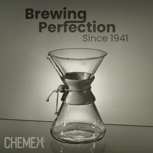 Miniatura 7 de Chemex Cafetera de vidrio para verter - Serie clásica - 3 tazas - Embalaje exclusivo