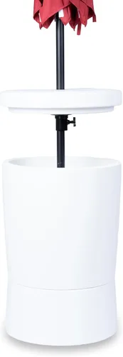 Miniatura 9 de Step2 Vero - Mesa auxiliar con bandeja para servir, muebles de patio impermeables para exteriores e interiores, uso en piscinas de hasta 9 pulgadas
