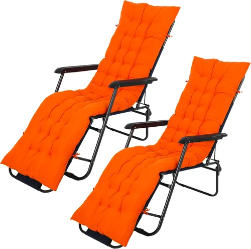 Miniatura 15 de Bucherry Cojines para Tumbona de 67 x 19 Pulgadas Cojines Suaves para Silla de Descanso Cojín para Silla de Gravedad Cojín para Sofá Almohadilla