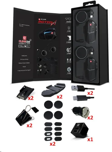 Miniatura 3 de UCLEAR Digital Sistema de comunicación de casco Motion Infinity (kit dual)