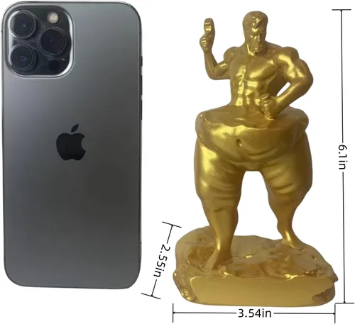 Miniatura 5 de Autoescultura, toma un martillo para tallarte a ti mismo, estatua de fitness para perder peso, decora tu hogar, oficina o estante
